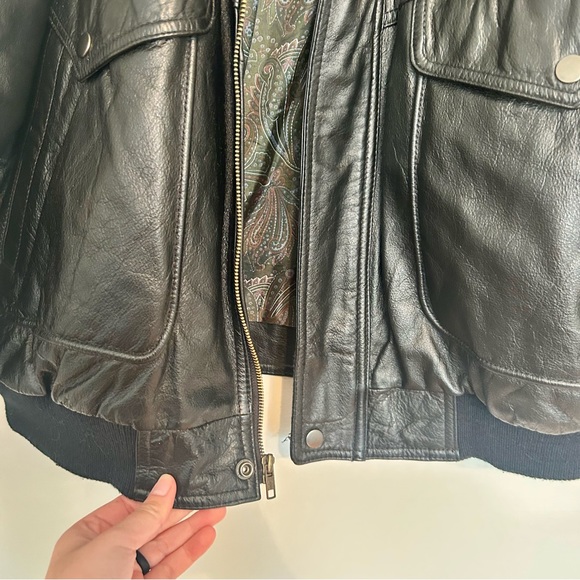 ✨HOST PICK ✨ Men's Vintage Trail’s End Black Genuine Leather Jacket - Picture 4 of 10